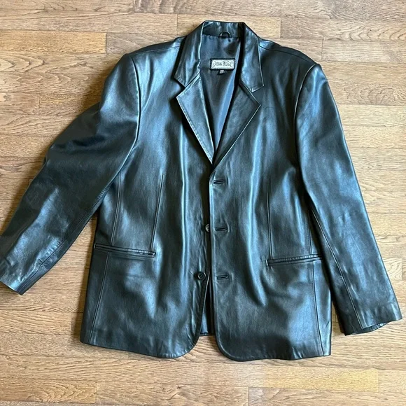 Men’s genuine leather jacket - Picture 1 of 9
